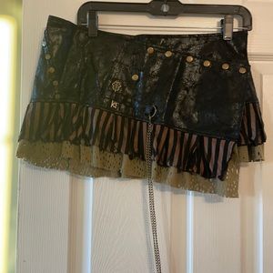 RQ-BL MICRO MINI skirt Y2K. NWOT XS/S